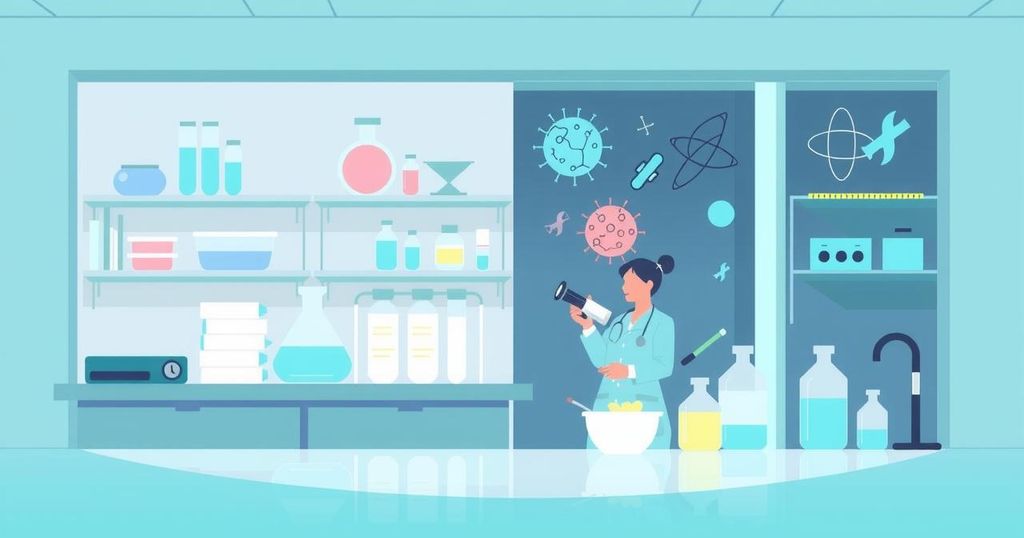 Gambar ilustrasi jalur penelitian perkembangan terapi untuk kanker prostat.