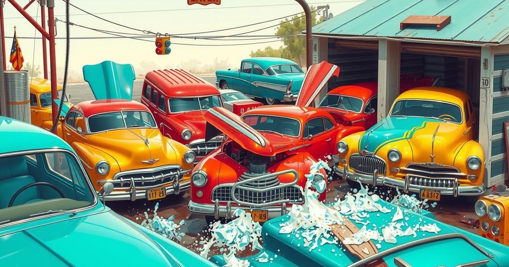 Komunitas berkumpul di acara cuci mobil untuk mendukung Pachuco yang terdiagnosis sakit.